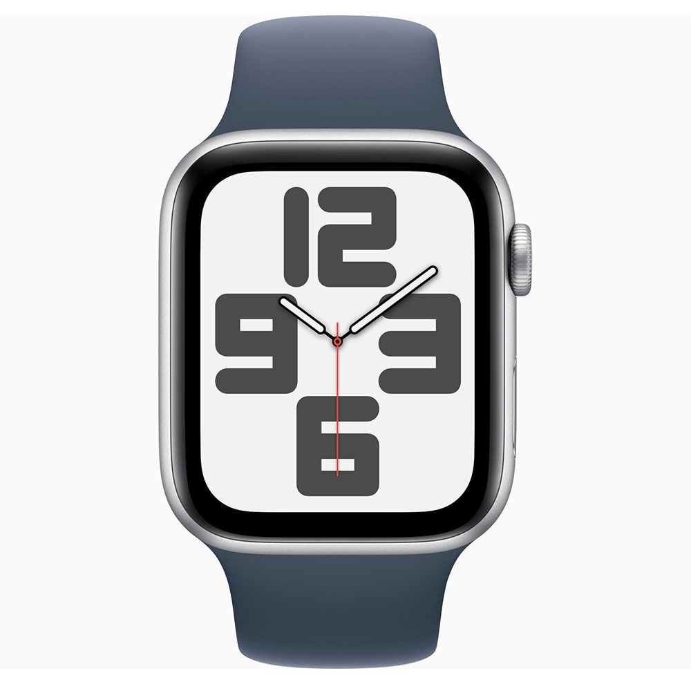 Apple Watch SE 2023 44 mm Gümüş Alüminyum Kasa Spor Kordon Akıllı Saat