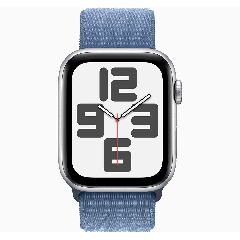 Apple Watch SE 2023 44 mm Gümüş Alüminyum Kasa Spor Loop Akıllı Saat