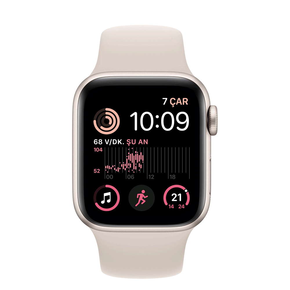 Apple Watch SE 2022 40 mm Yıldız Işığı Alüminyum Kasa Akıllı Saat