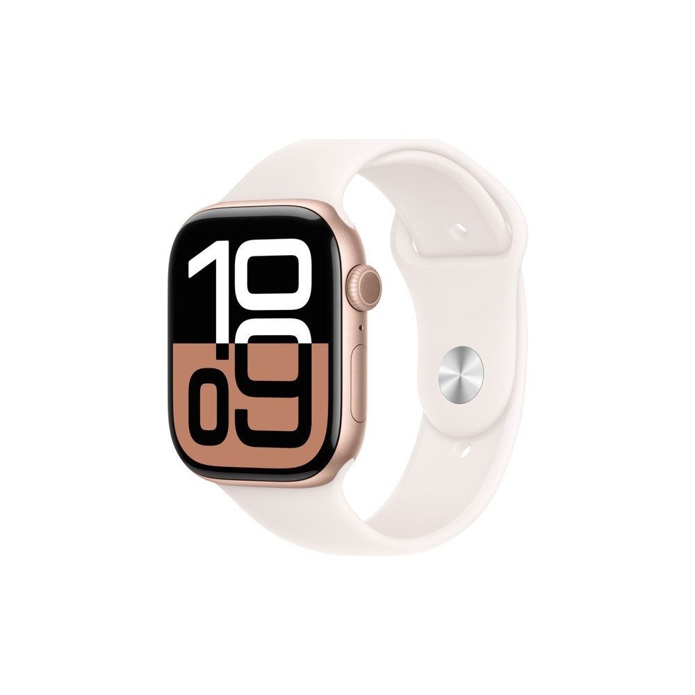 Apple Watch Series 10 GPS Alüminyum Kasa 42 mm Rose Altın Spor Kordon Akıllı Saat Yenilenmiş