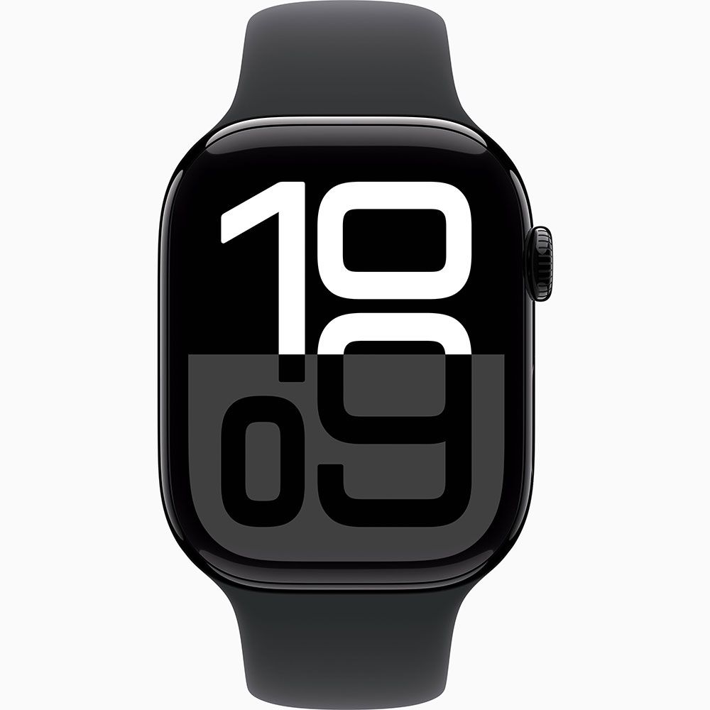 Apple Watch Series 10 GPS+Cellular Alüminyum Kasa 46 mm Simsiyah Spor Kordon Akıllı Saat