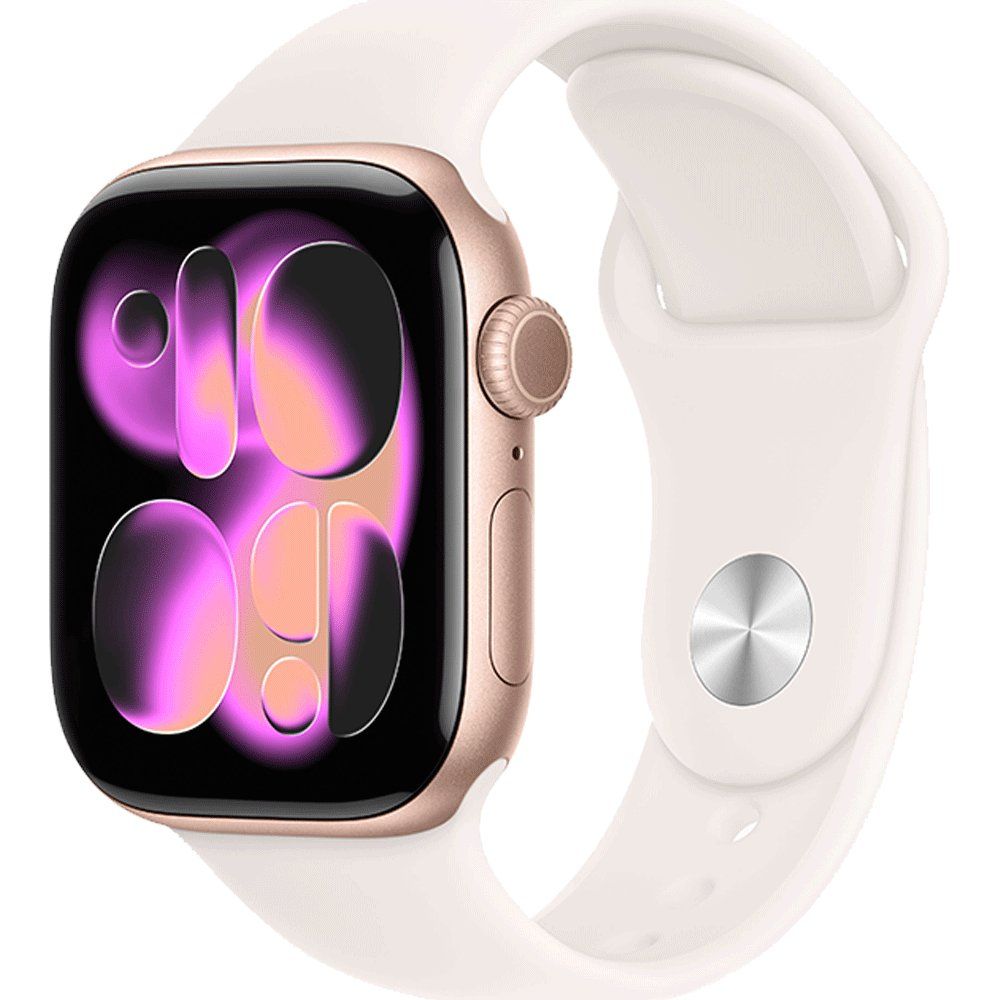 Apple Watch Series 11 GPS 42 mm Alüminyum Kasa Roze Altın Spor