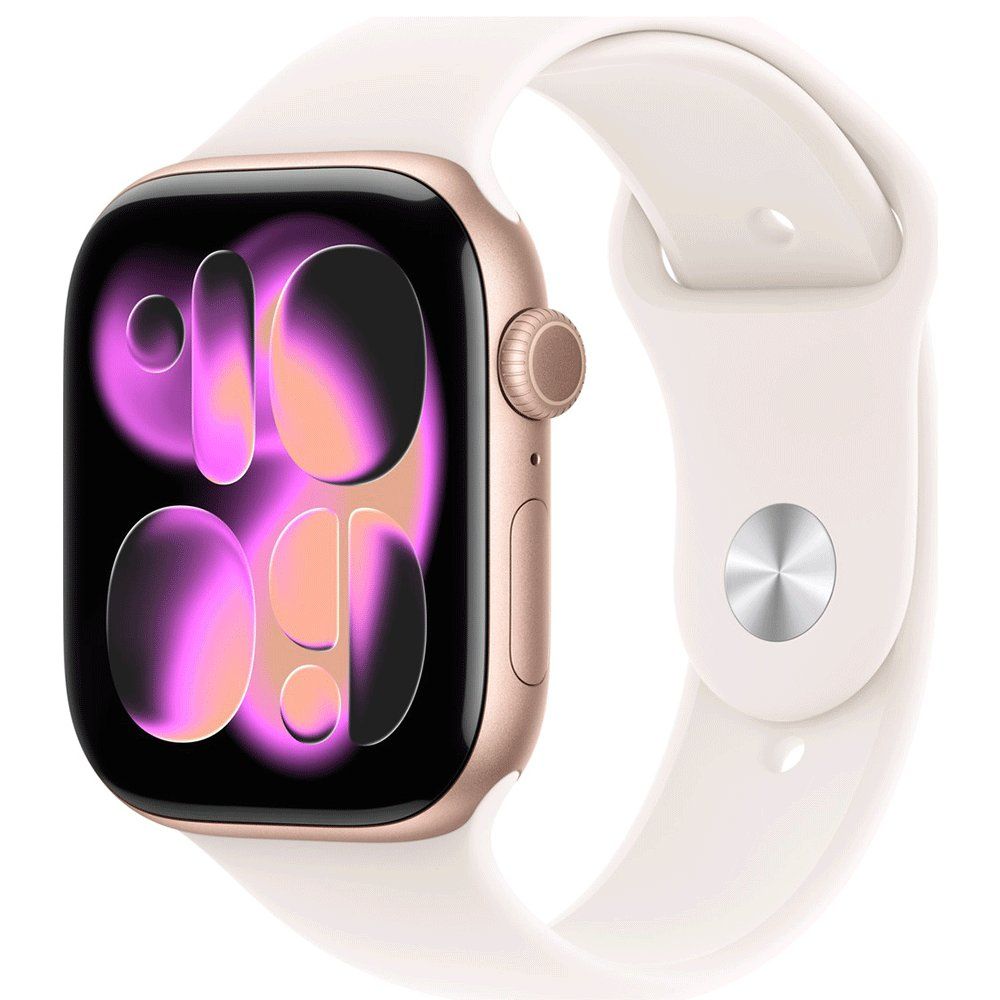Apple Watch Series 11 GPS+Cellular 42 mm Alüminyum Kasa Roze Altın