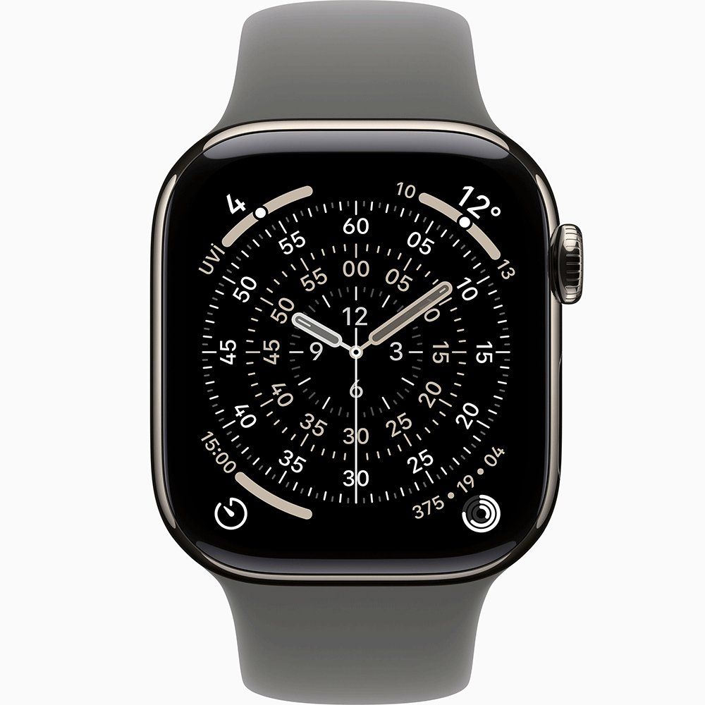 Apple Watch Series 11 GPS+Cellular 42 mm Titanyum Kasa Kordon Akıllı Saat