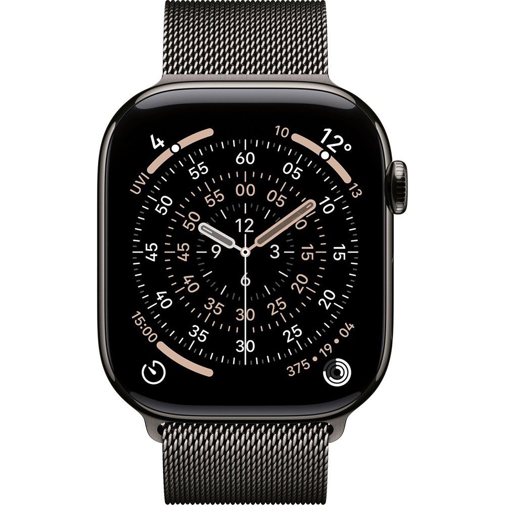 Apple Watch Series 11 GPS+Cellular 46 mm Titanyum Kasa Arduvaz