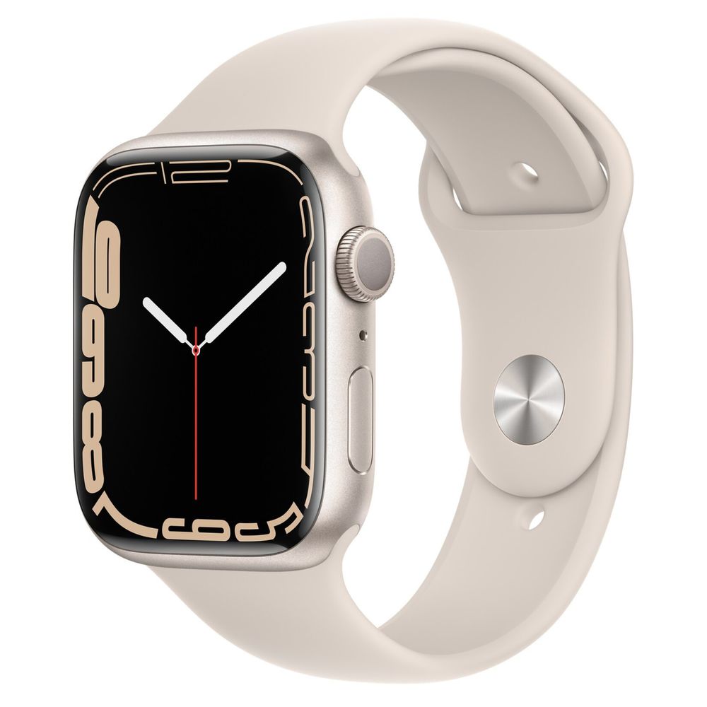 Apple Watch Series 7 GPS 41 mm Yıldız Işığı Alüminyum Kasa Akıllı Saat Teşhir- Outlet