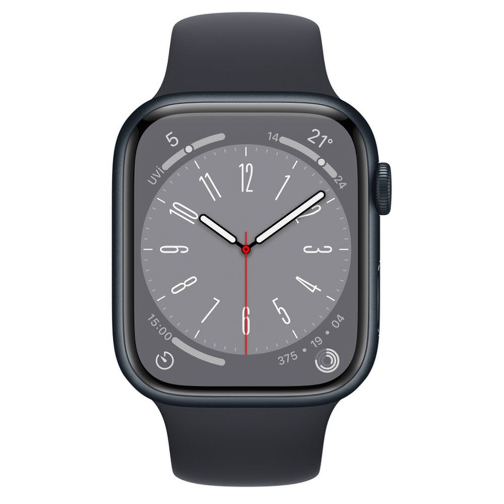 Apple Watch Series 8 45 mm Gece Yarısı Alüminyum Kasa Akıllı Saat