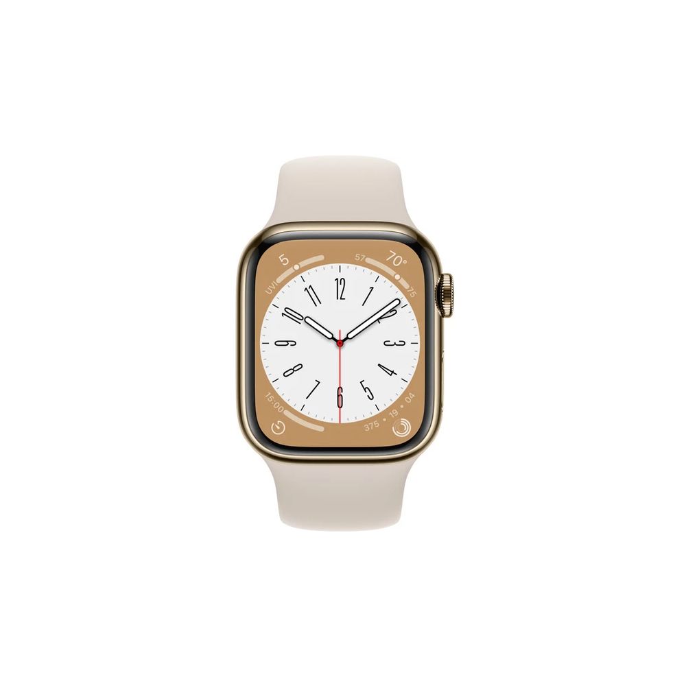 Apple Watch Series 8 GPS + Cellular 41 mm Paslanmaz Çelik Kasa Akıllı Saat
