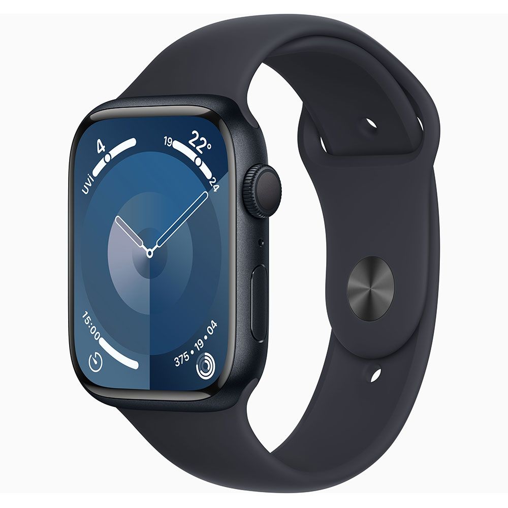 Apple Watch Series 9 41 mm Gece Yarısı Alüminyum Kasa Spor Kordon