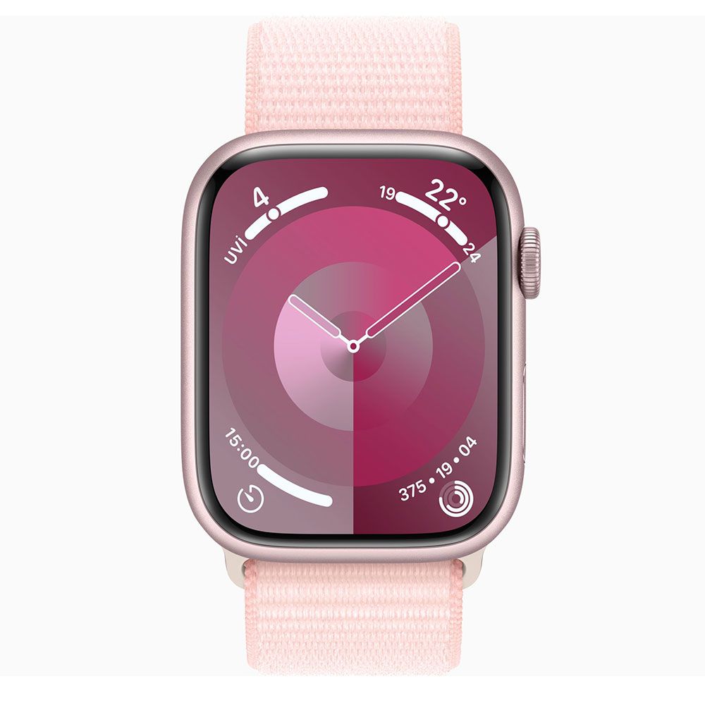 Apple Watch Series 9 41 mm Pembe Alüminyum Kasa Spor Loop Akıllı Saat