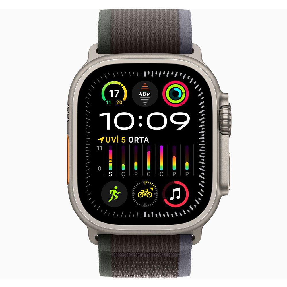 Apple Watch Ultra 2 49 mm Gps + Cellular Trail Loop Mavi/Siyah Titanyum Kasa Akıllı Saat