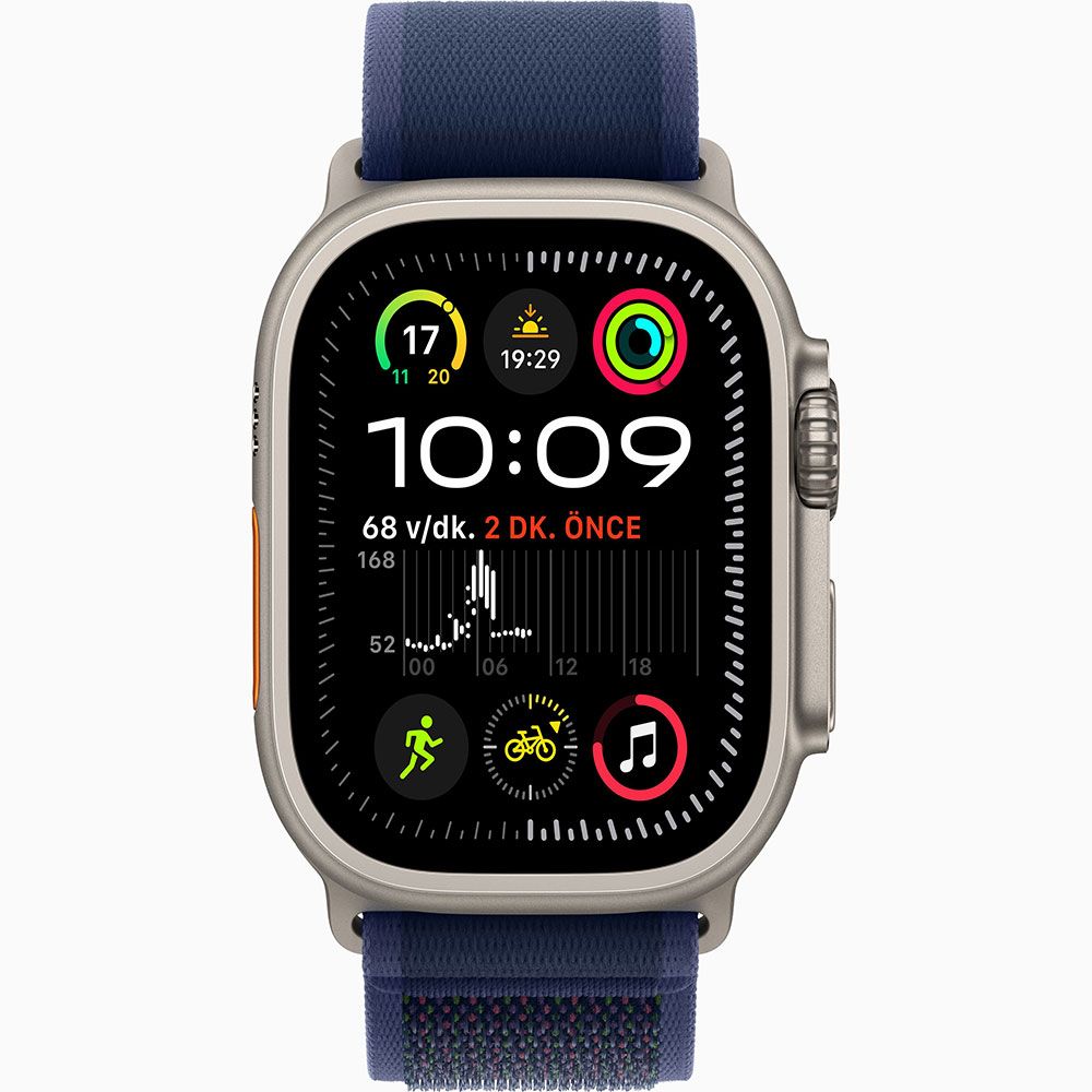Apple Watch Ultra 2 GPS + Cellular 49 mm Titanyum Kasa Trail Loop Akıllı Saat