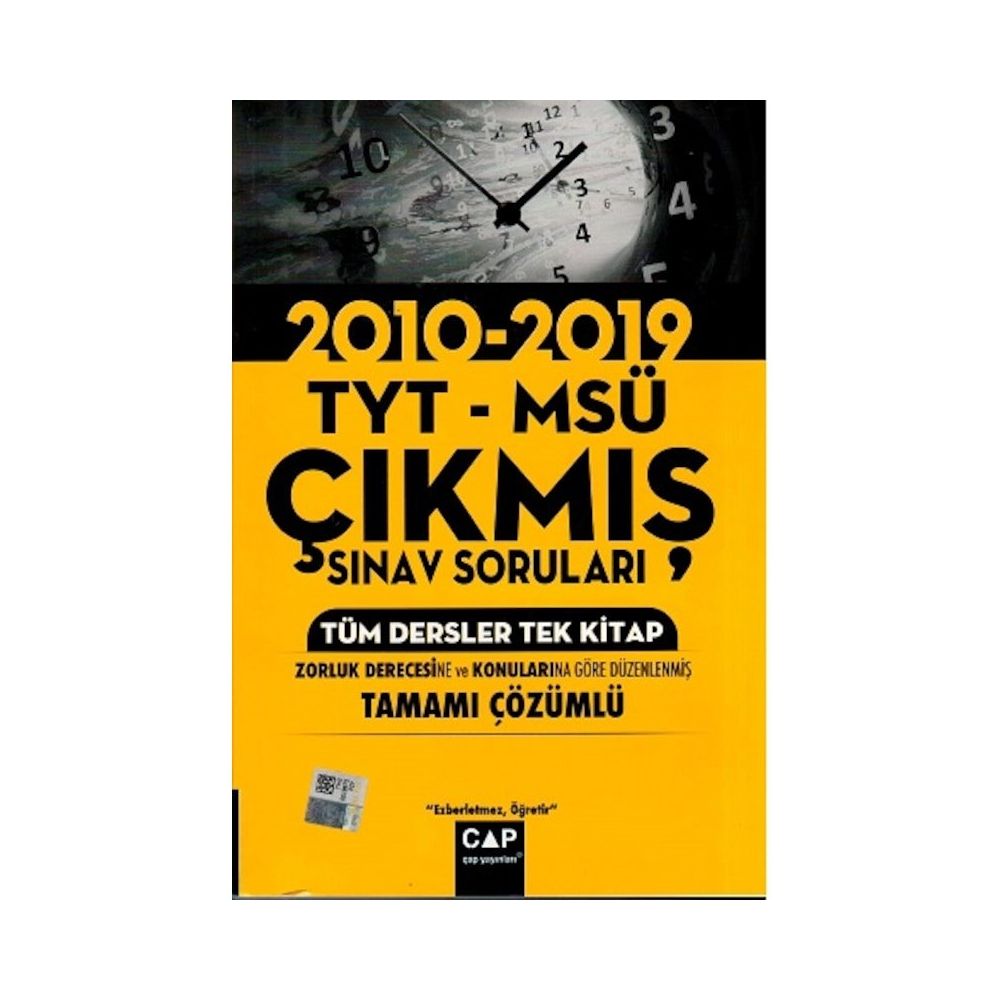 Cap Yayinlari 2010 2019 Tyt Msu Cikmis Sinav Sorulari Tum Dersler Fiyatlari