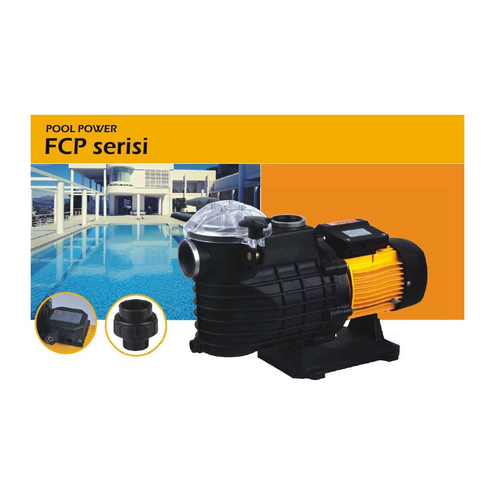 Aqua Pro Pool Power FCP Mini Serisi FCP550 M 0,75 HP MF Ön Filtreli