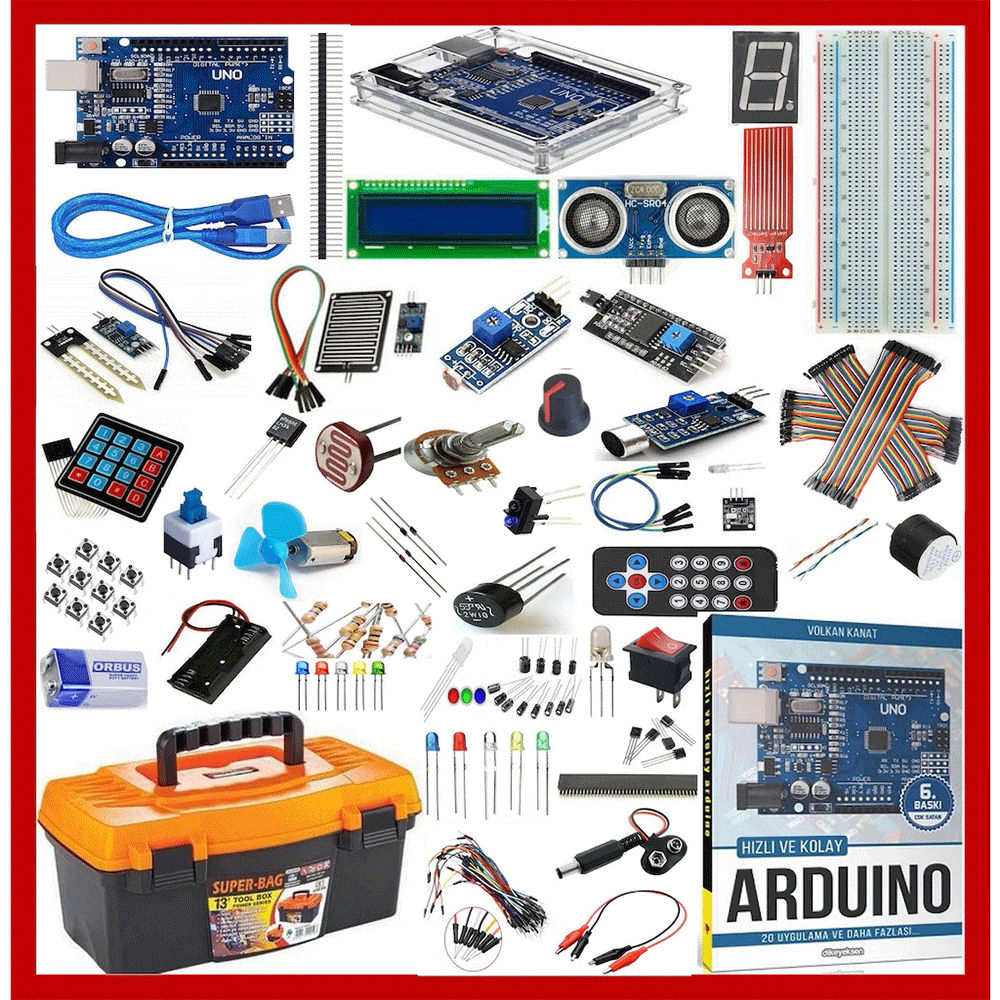 Arduino Uno R3 Full 84 Parça Başlangıç Seti Fiyatları