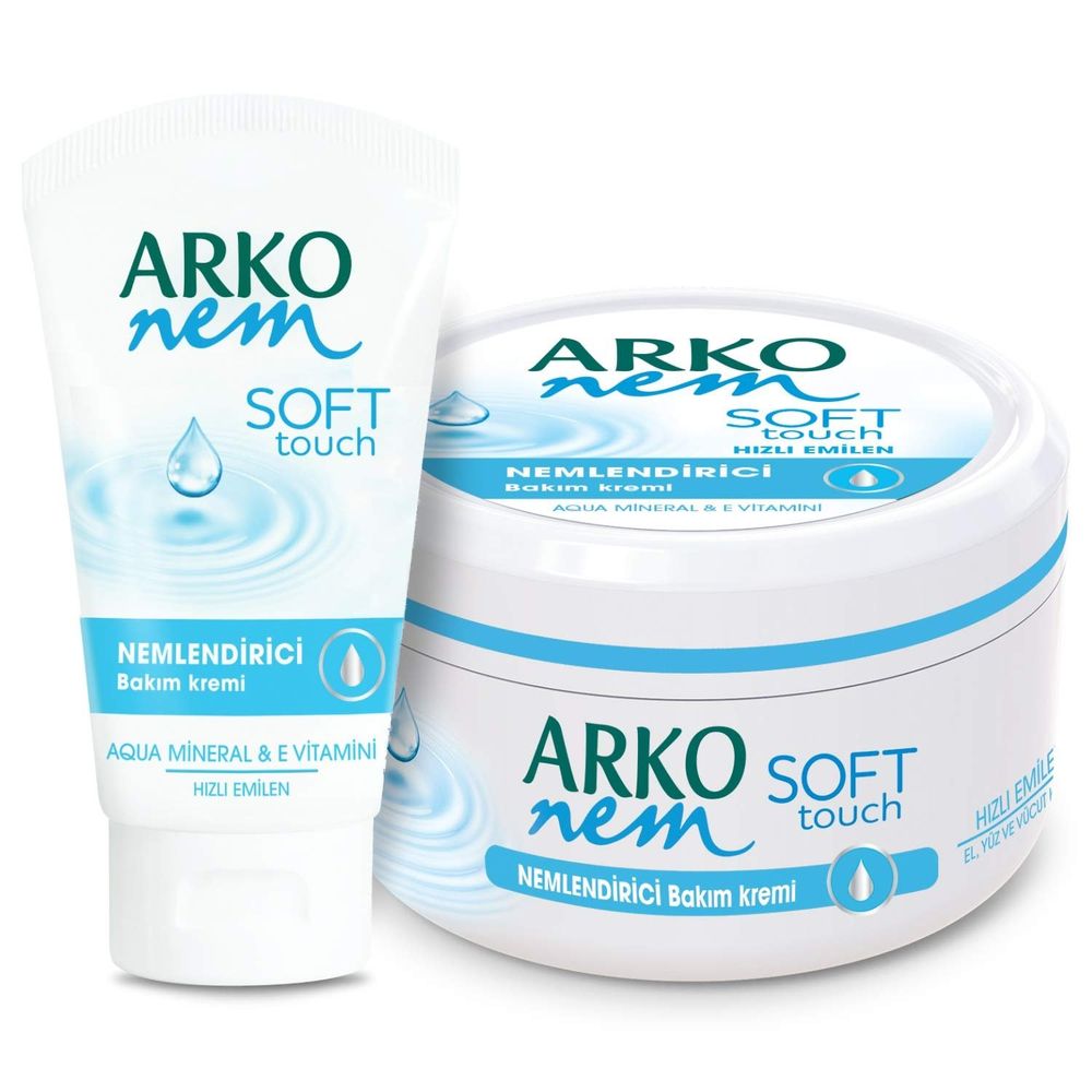 Arko Nem Soft Touch Nemlendirici 250 ml El ve Vücut Kremi+60 ml El ve Vücut  Kremi Seti Fiyatları