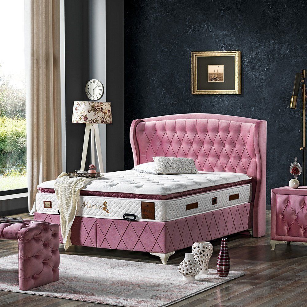 armis yatak marissa 150x200 pembe baza fiyatlari