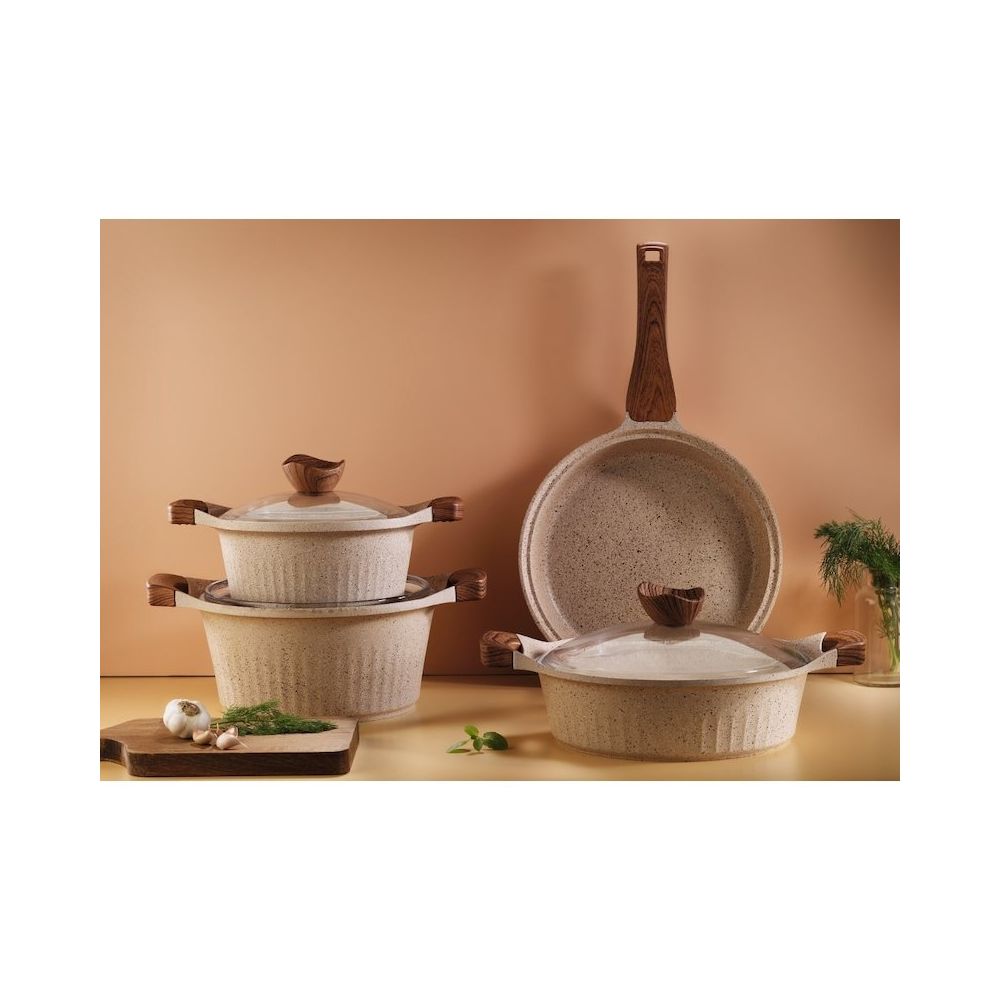 Sayury Baldovinoさん専用.5 Aryıldız Lincoln 7 Parça Cappuccino Tencere Seti Fiyatları