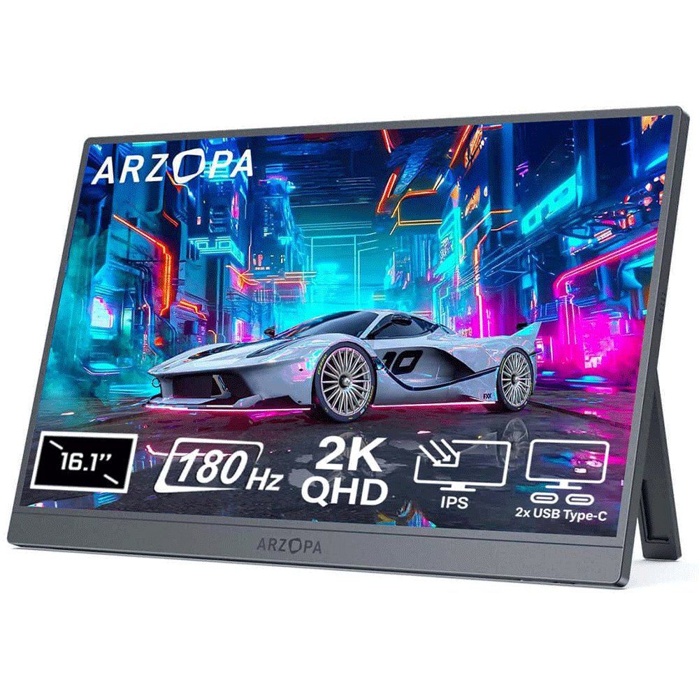 Arzopa Z3FC 16.1 Inç 180Hz 9ms 2K IPS Taşınabilir Monitör