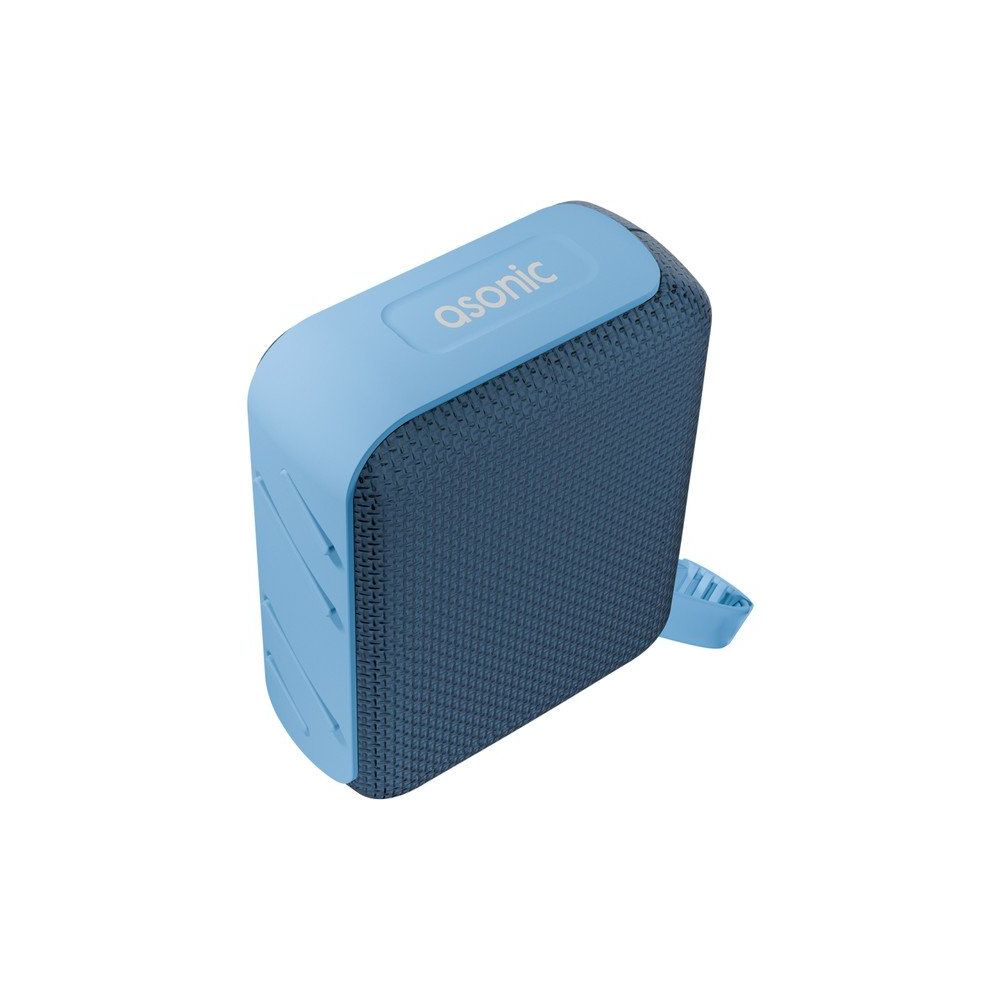 Asonic AS-03 5W BT-USB-TF-TWS 1200 mah Batarya V5.3 Kablosuz Taşınabilir Mavi Bluetooth Speaker