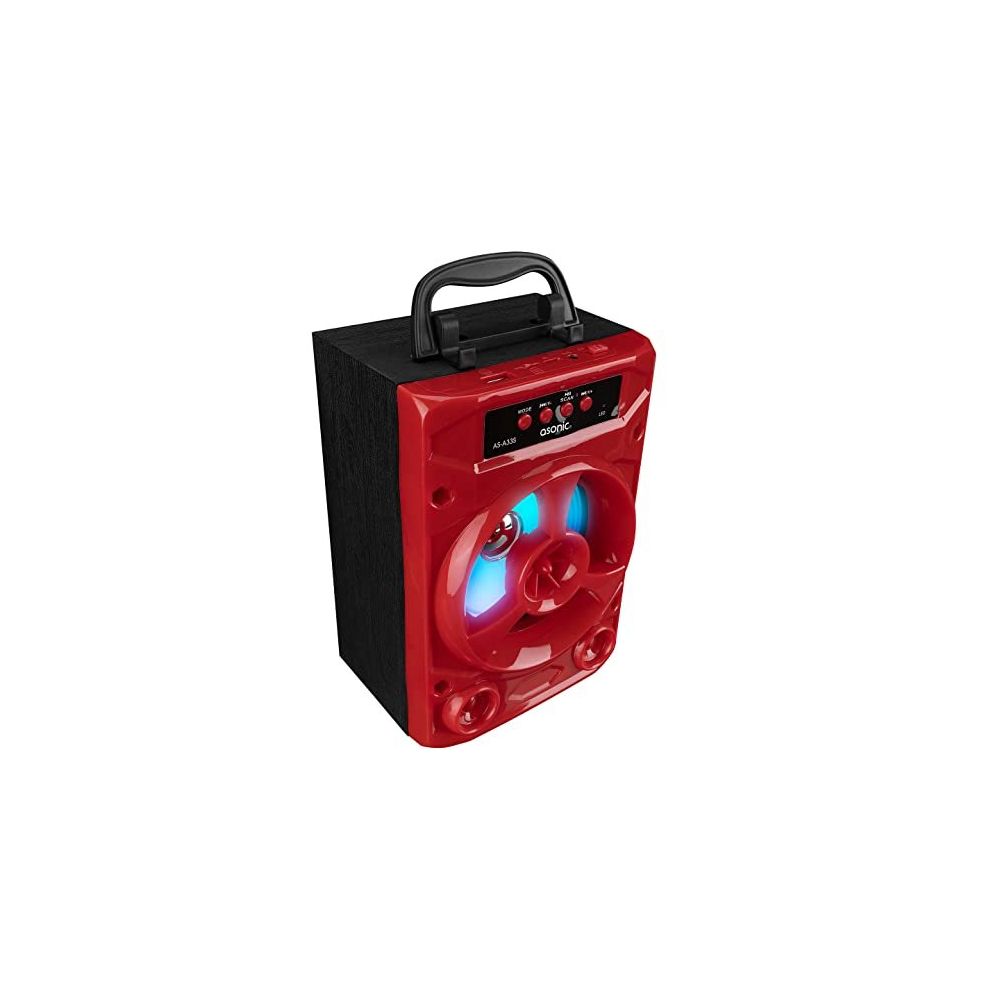 Asonic AS-A33K 3W 5V Kırmızı Bluetooth Hoparlör