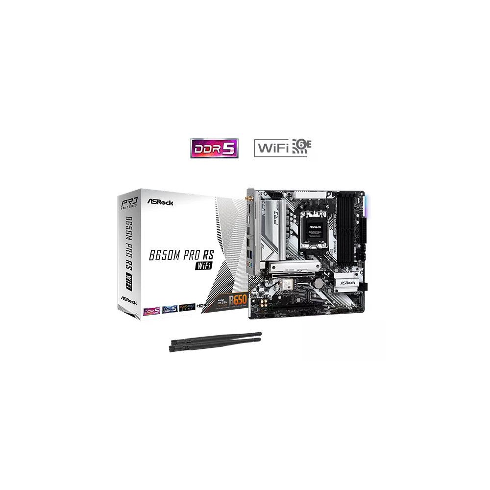 ASRock B650M Pro RS WiFi AMD AM5 DDR5 Micro ATX Anakart Fiyatları