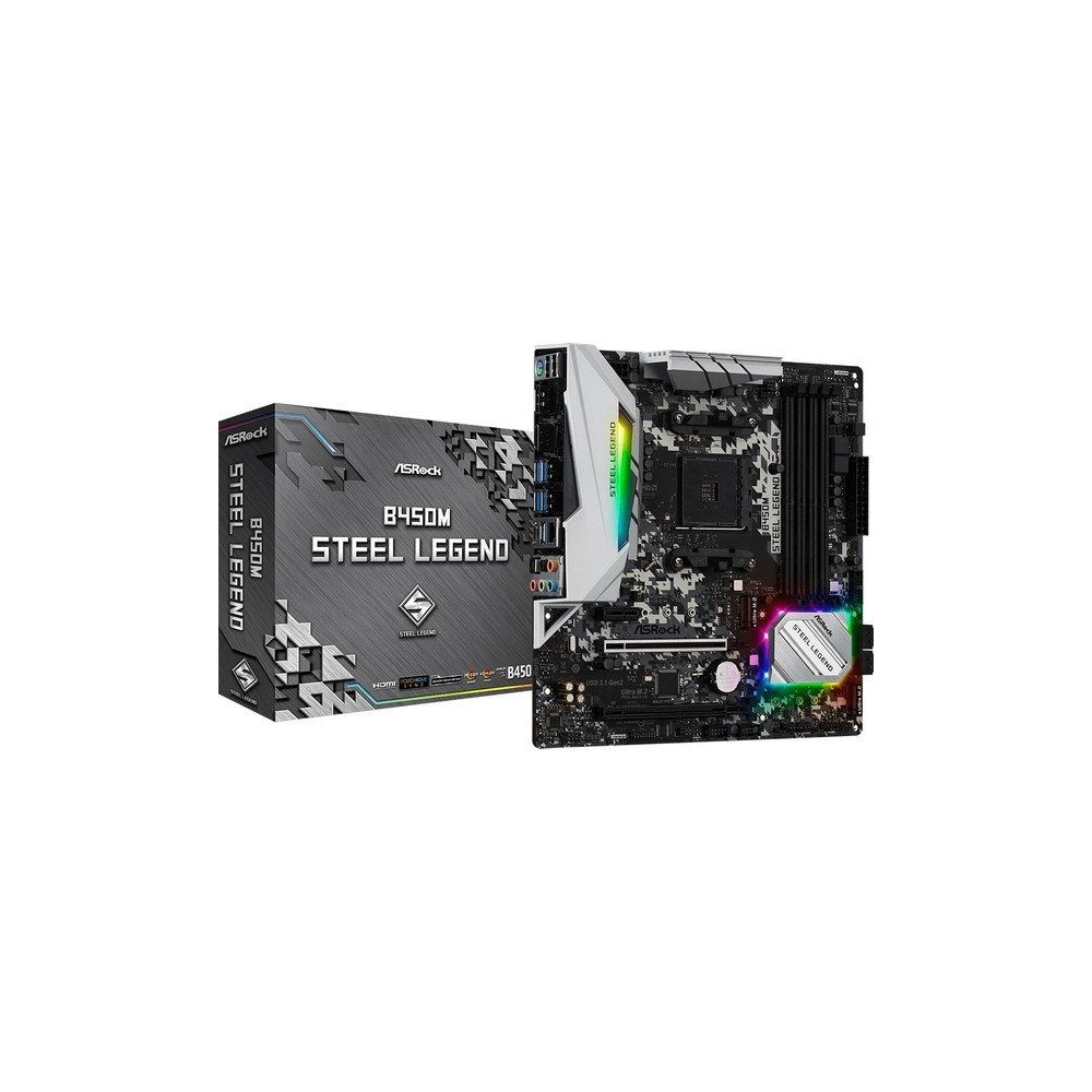 Asrock b450 steel legend схема
