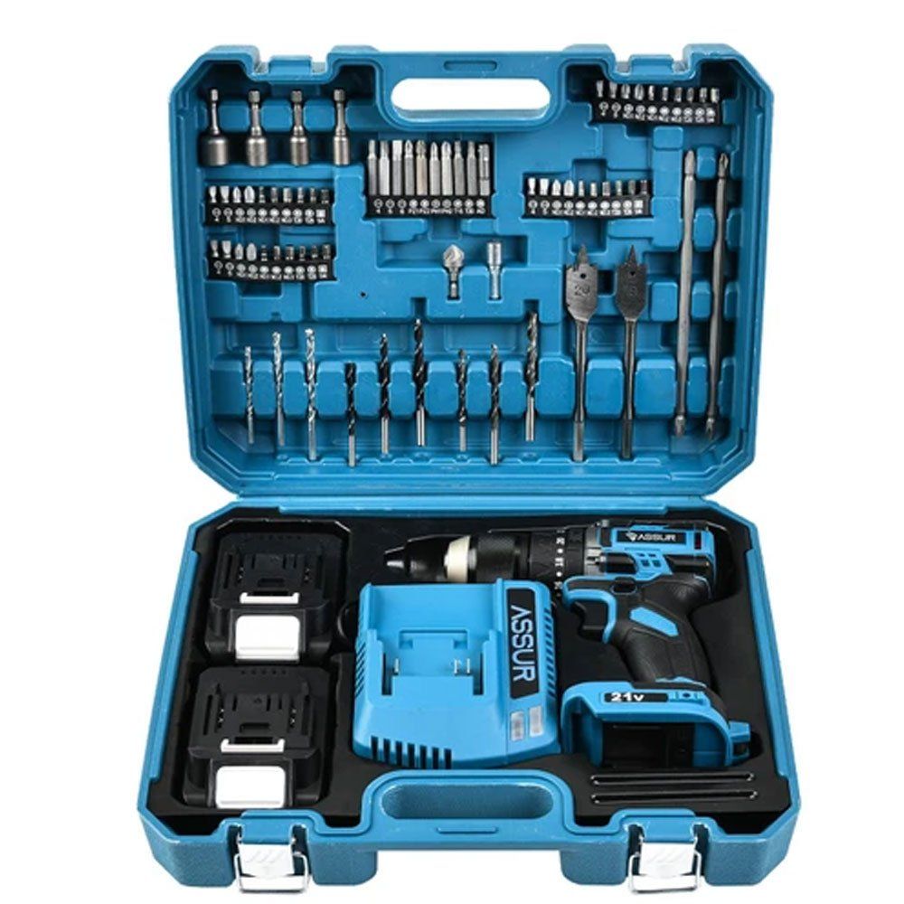 Assur Pro 21 V Çift Akü Çelik Mandren Kömürsüz Motor Darbeli