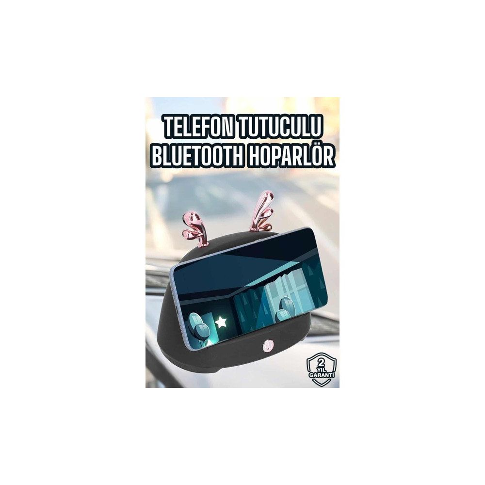 Astraltech Teknorod Telefon Tutuculu Akıllı Uzun Pil Ömrü Bluetooth Hoparlör