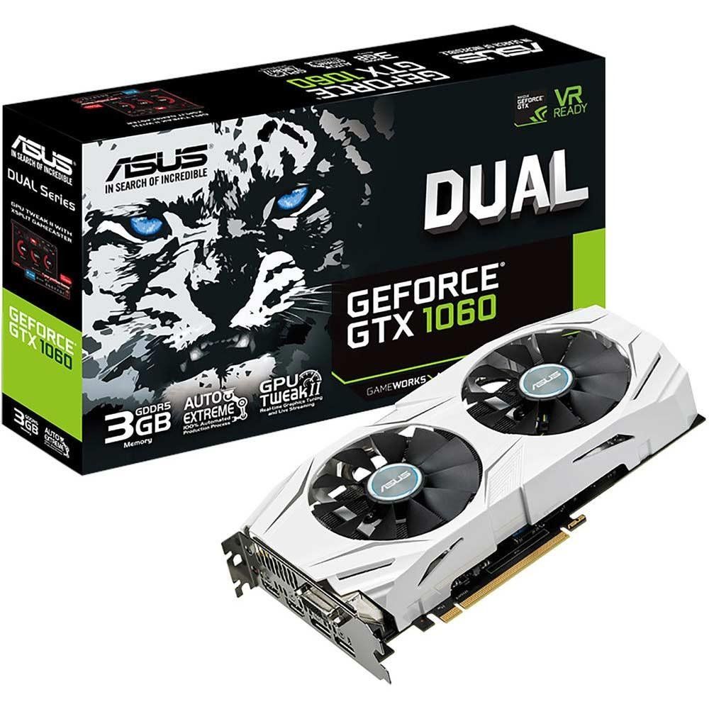 ライトゲーミングPC GTX1060 3GB Asus DUAL Nvidia GeForce GTX 1060 3GB OC 192Bit GDDR5 DX12 DUAL