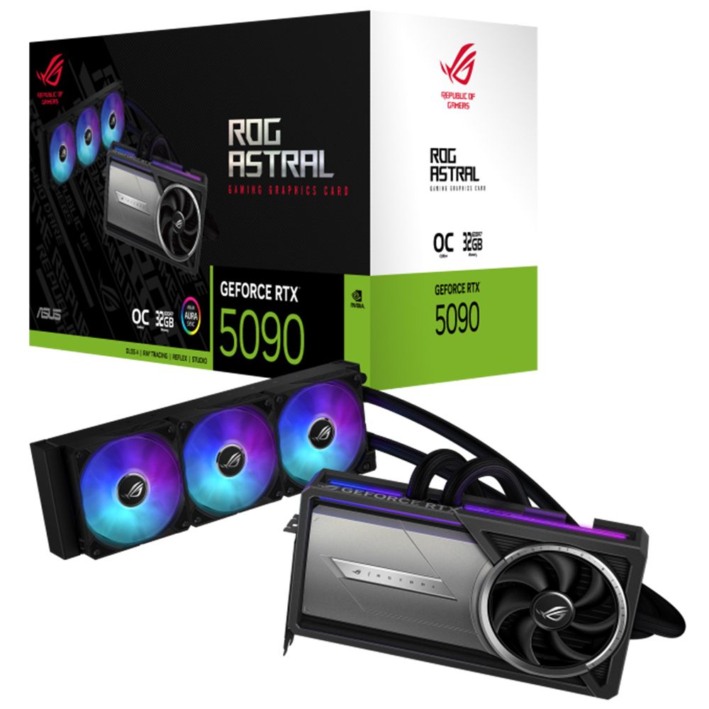 Asus ROG Astral GeForce RTX 5090 LC OC 32GB GDDR7 Ekran Kartı | Cimri