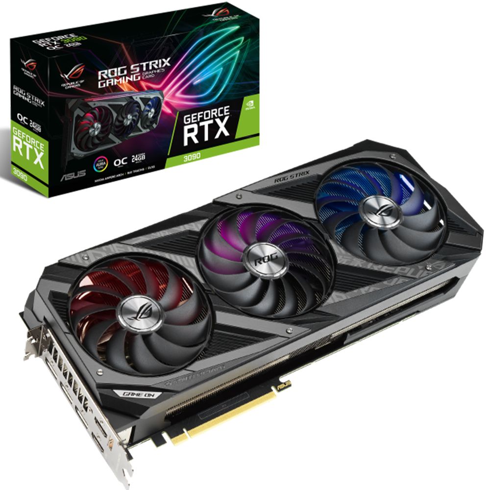 ROG 3090 中古品 Asus GeForce RTX 3090 ROG-STRIX-RTX 3090-O24G-GAMING OC 24GB