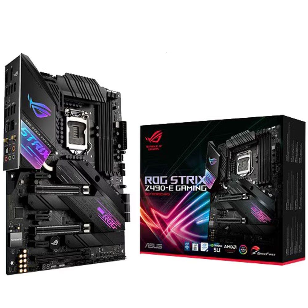 Asus ROG STRIX Z490-E GAMING Intel Z490 Soket 1200 DDR4 4600MHz