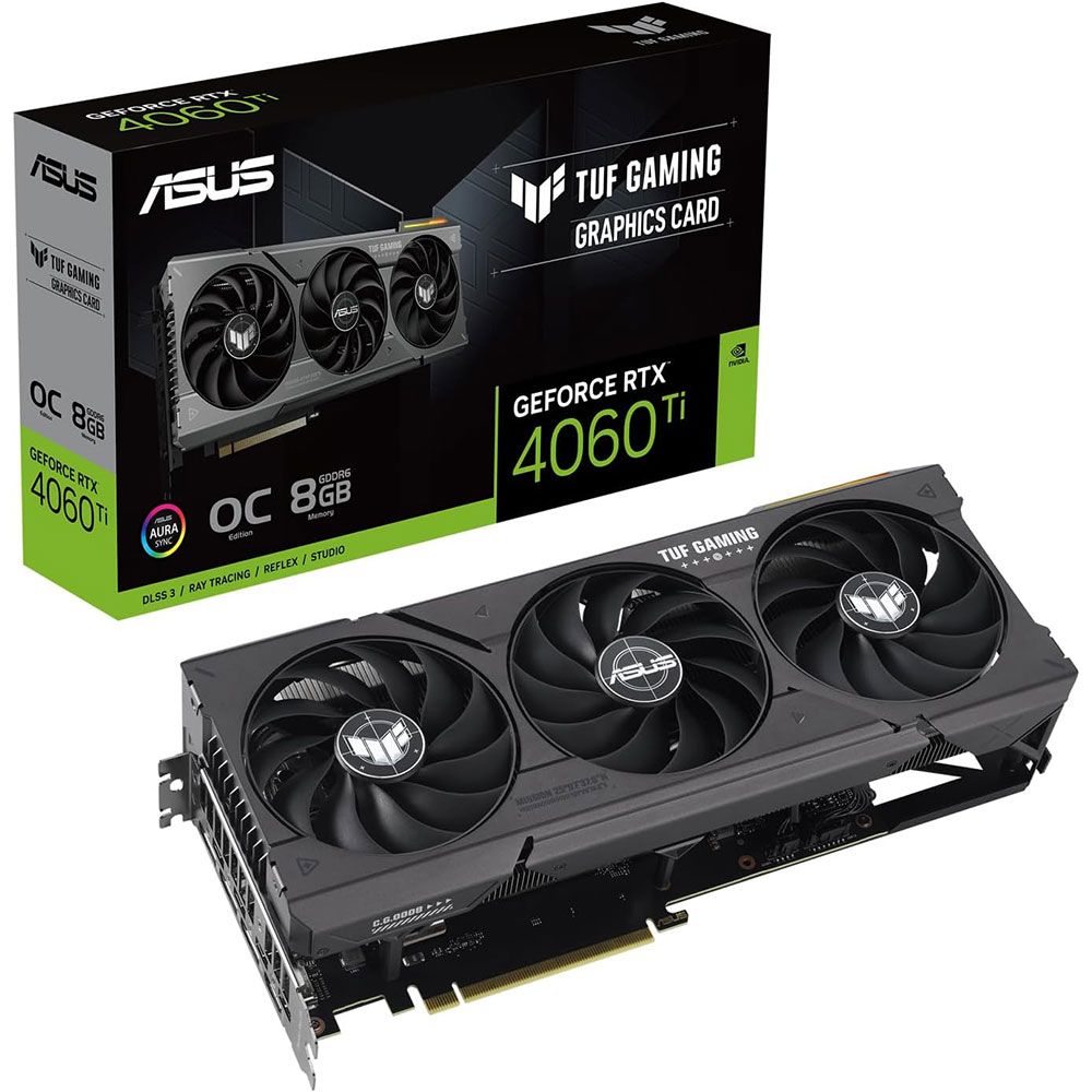 ASUS GeForce RTX 4060 Ti OC 8GB 中古美品 Asus TUF Gaming GeForce RTX 4060 Ti OC 8GB GDDR6 Ekran Kartı Fiyatları