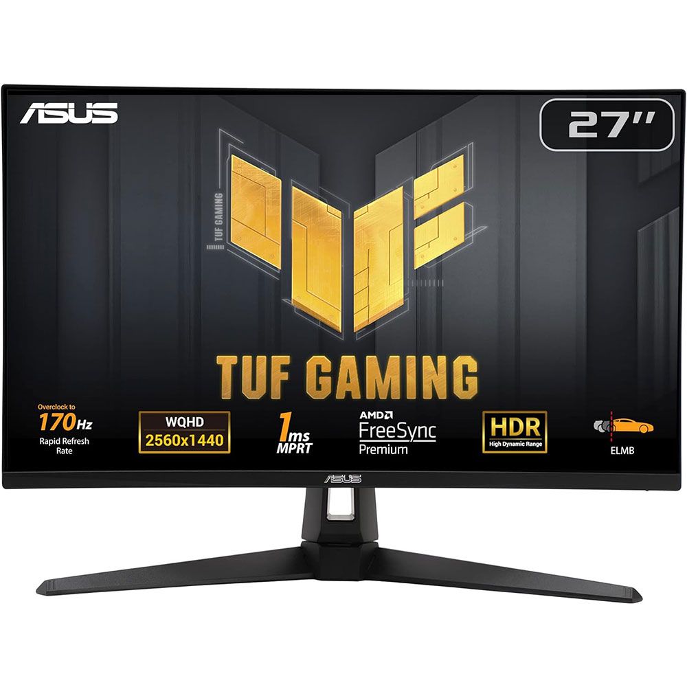 Asus TUF Gaming VG27AQA1A 27 inç 170Hz 1ms 2K Oyuncu Monitörü