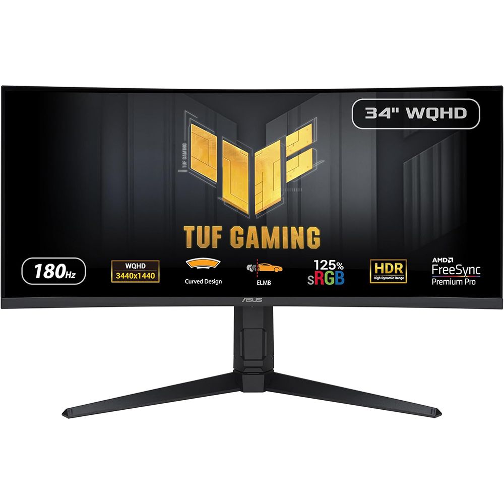 Asus TUF Gaming VG34VQL3A 34 inç 180Hz 1ms Curved Oyuncu Monitörü