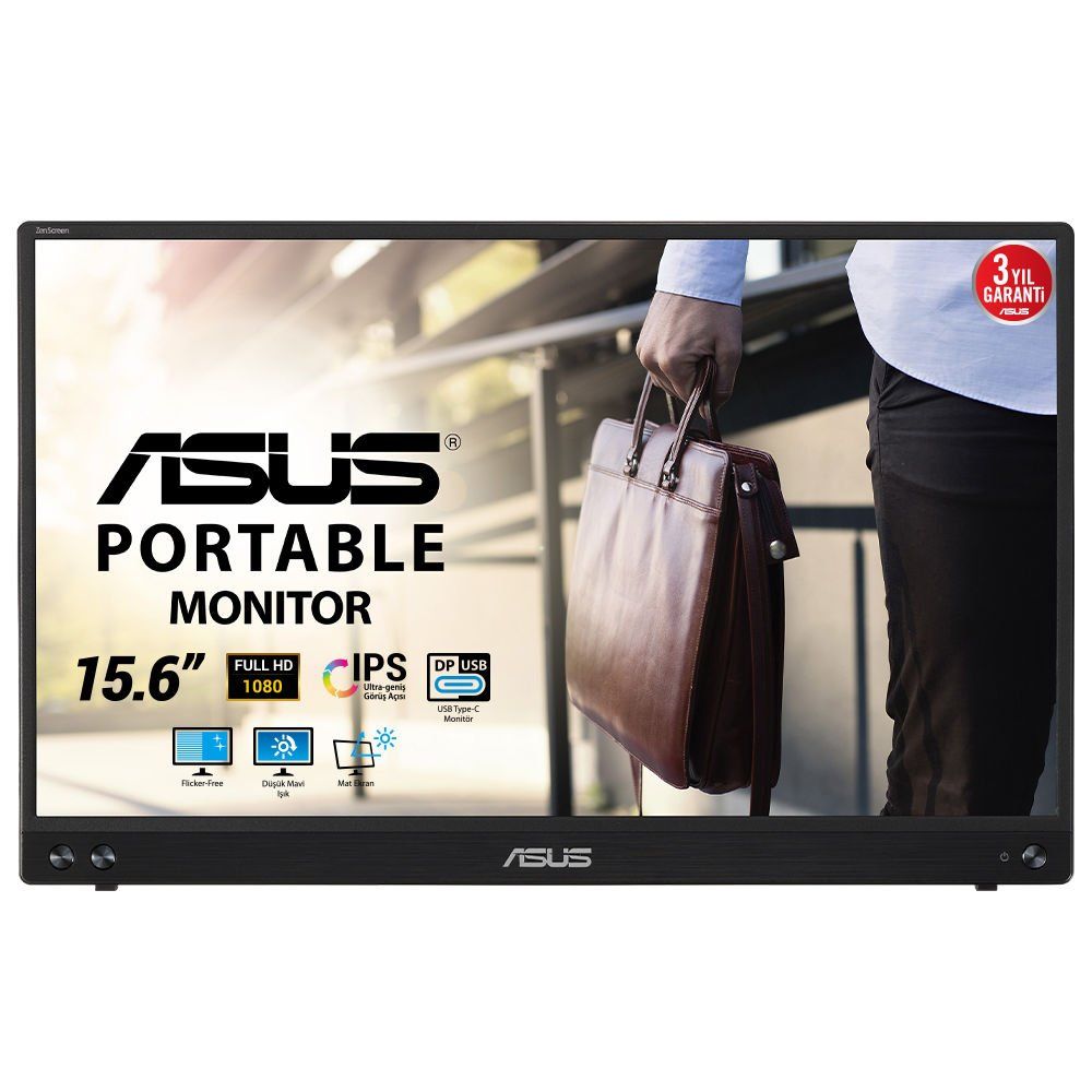 Asus ZenScreen MB16ACV 15.6 inç 60Hz 5ms Taşınabilir Monitör