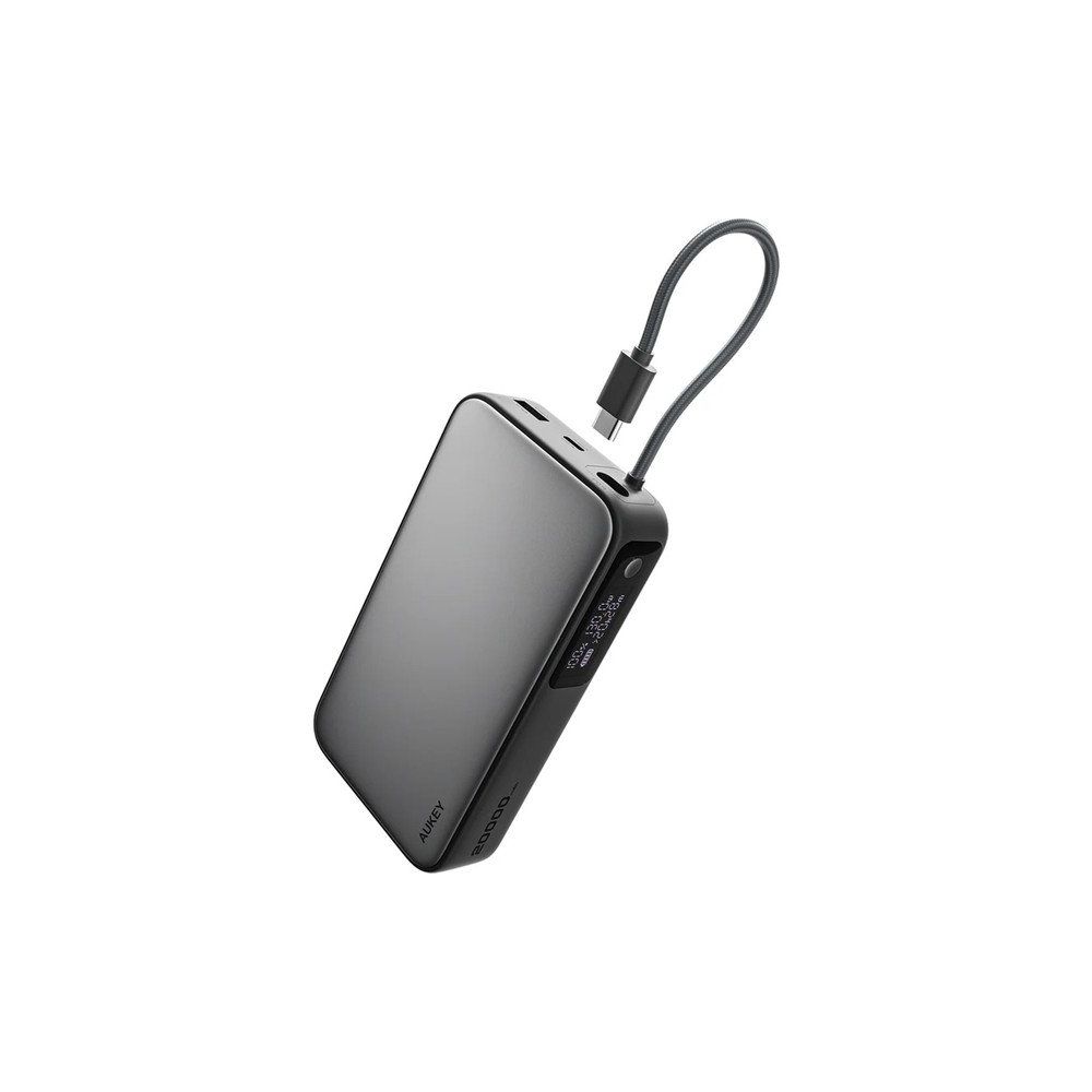 Aukey PB-Y48-GY Spark Sling 100W 20000 Mah PD Dahili Type-C Kablolu Gri Powerbank