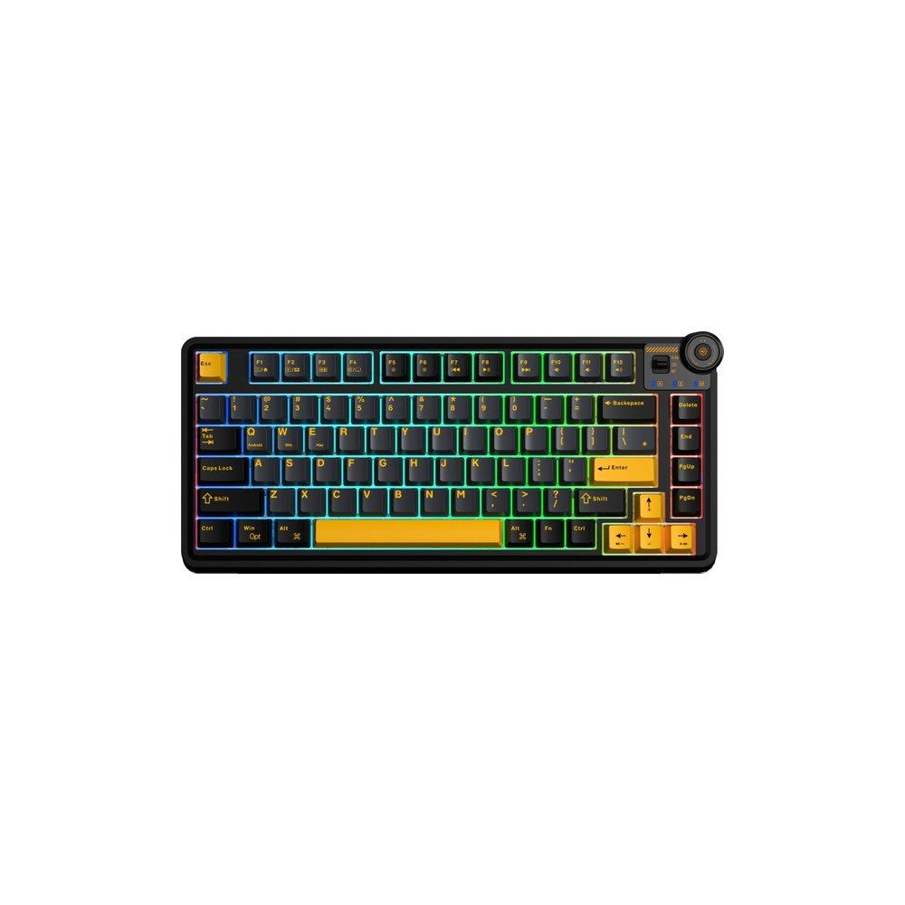 Aula AU75 Siyah 3 Modlu Rgb Hot Swap Mekanik Tkl Seiya Switch