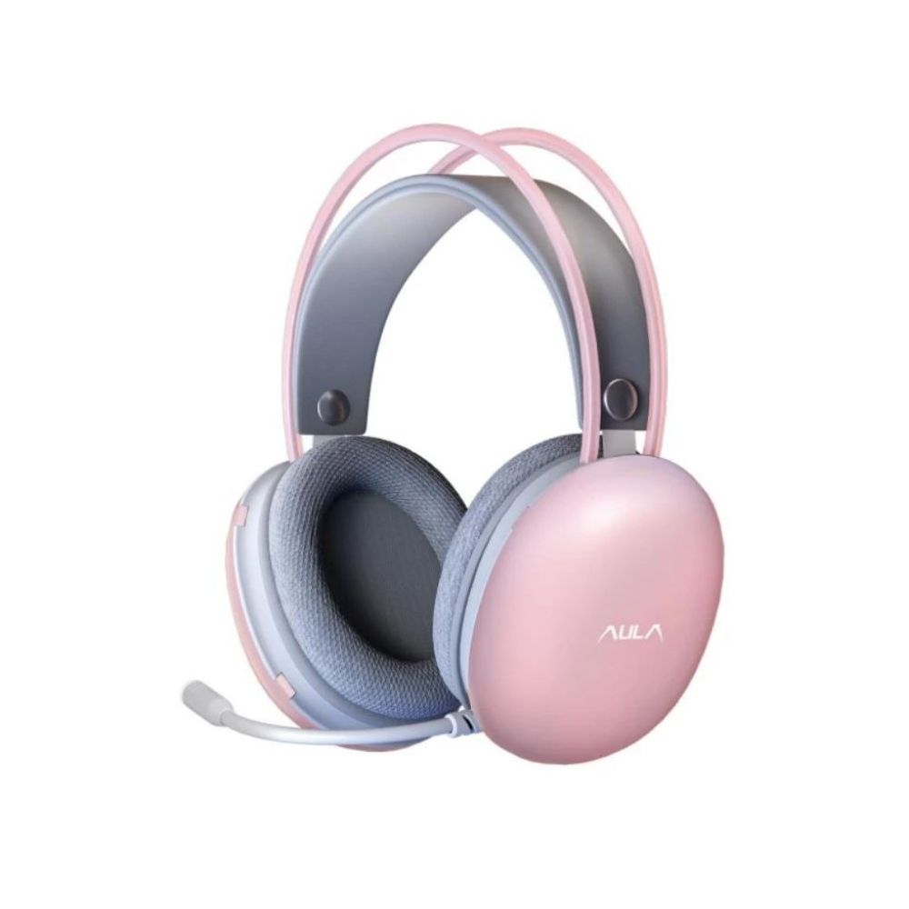 Aula S505 Rgb USB Açık Pembe Renk Mikronfonlu Oyuncu Kulaklığı