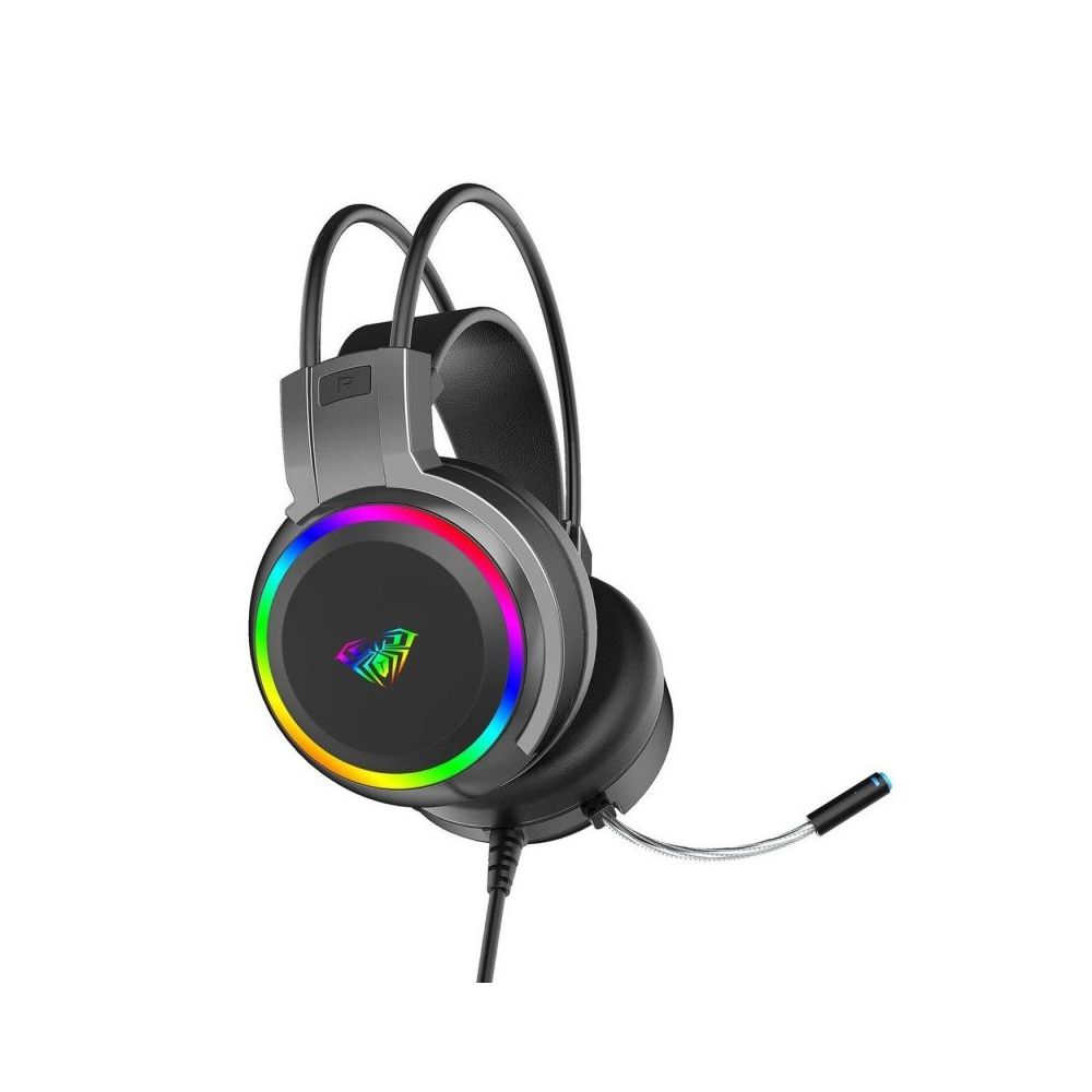 Aula S608 Rainbow Siyah 3.5 mm ve USB-A Kulaküstü Oyuncu Kulaklığı