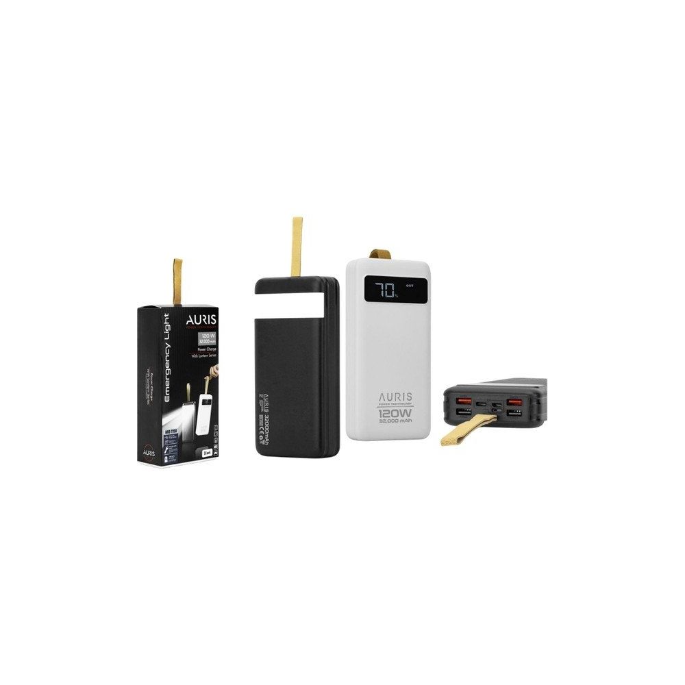 Auris Ars-T158 32000 mAh 120W Siyah Powerbank