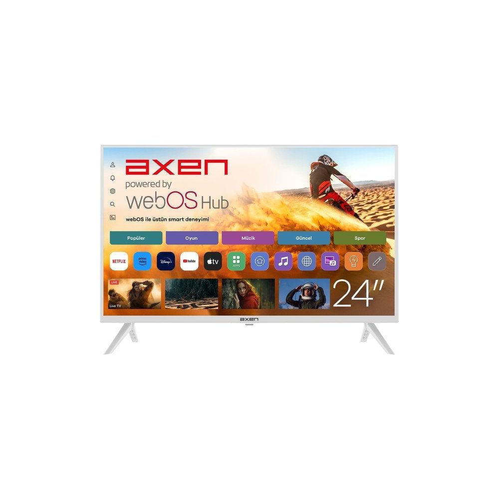 Axen AX24LEDI262C-B 24 inç 60 Ekran HD Ready WebOS LED TV