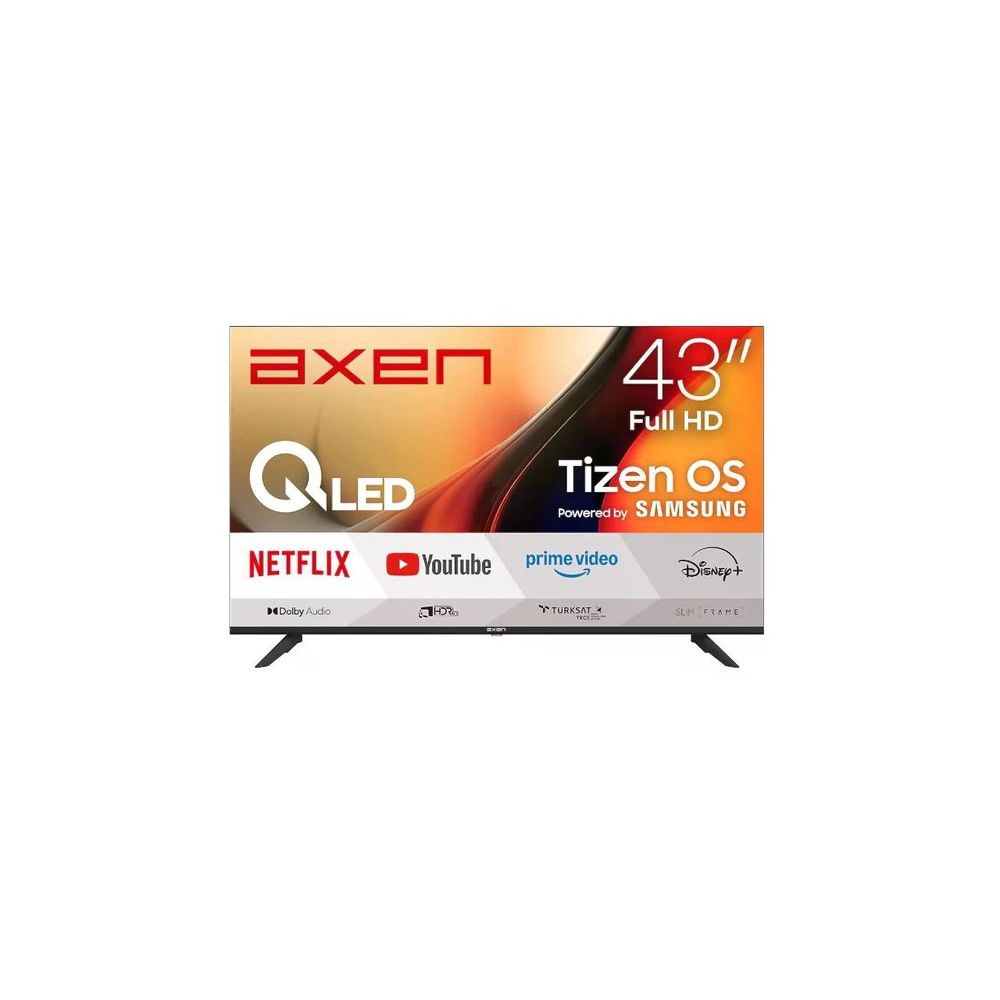 Axen AX43QUPRL-T08I 43 inç 108 Ekran Full HD Tizen QLED TV