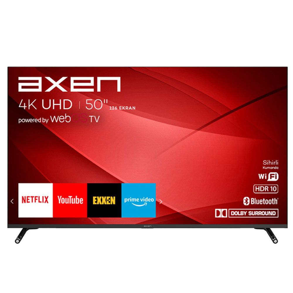 Axen AX50FIL242 50 inç 127 Ekran 4K Ultra HD WebOS LED TV