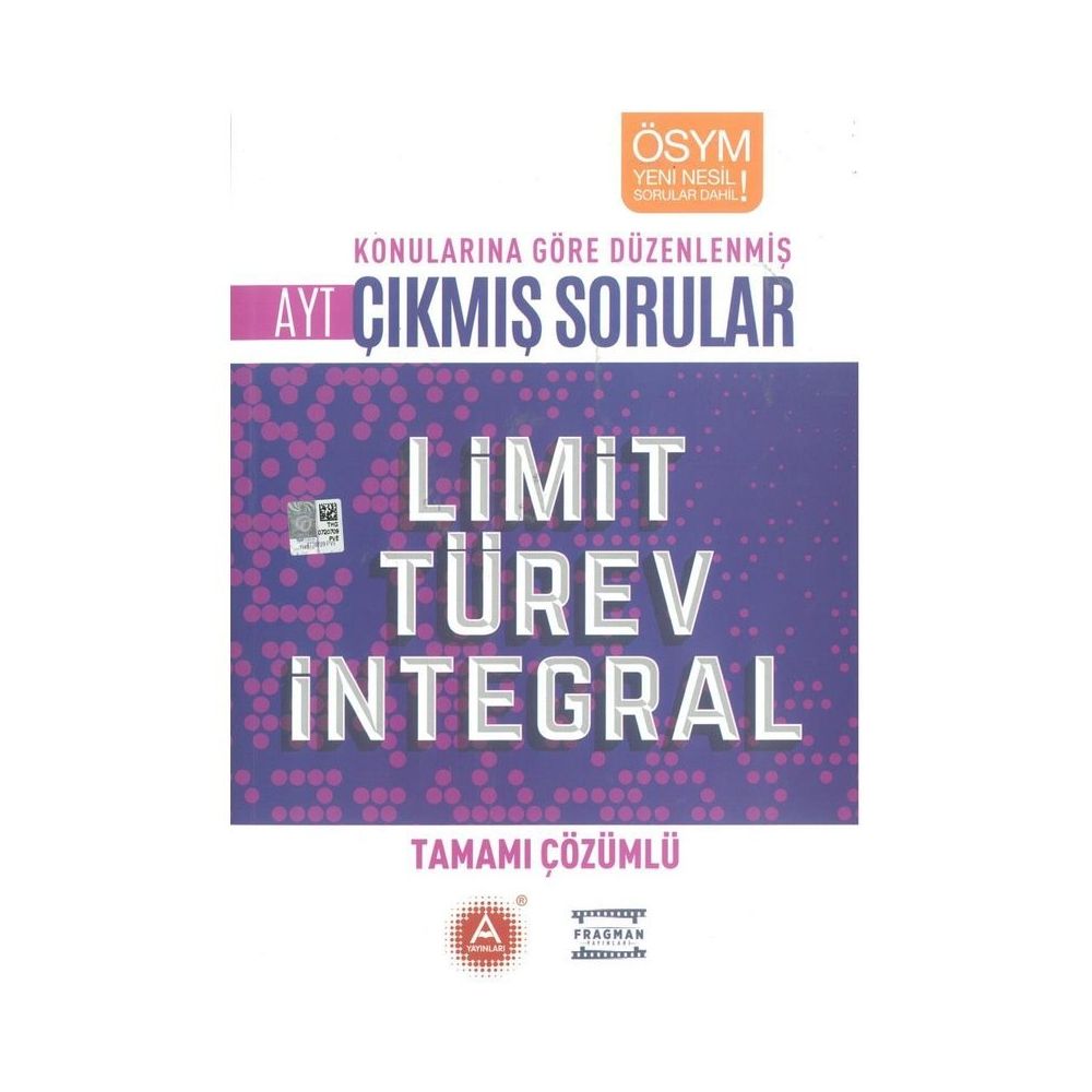 Ayt Limit Turev Integral Tamami Cozumlu Konularina Gore Cikmis Sorular A Yayinlari Fiyatlari