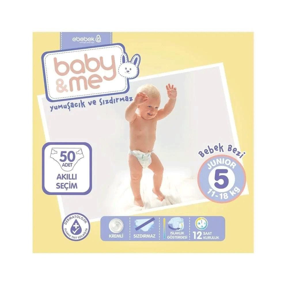 Baby Me No 5 Junior 50 Adet Bebek Bezi Fiyatlari