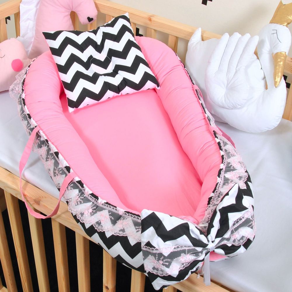 babynest sbzp331 pembe siyah anne yani bebek yatagi fiyatlari