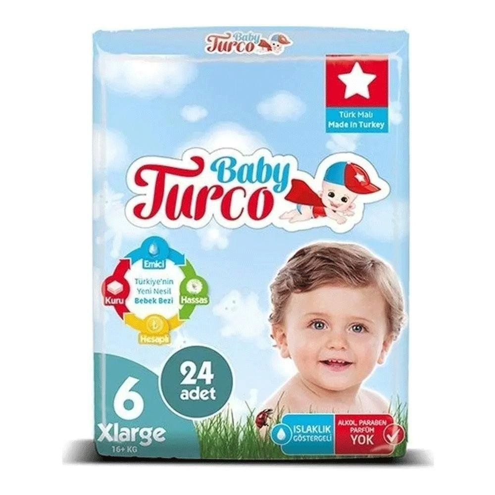 baby turco no 6 xlarge 24 adet bebek bezi fiyatlari