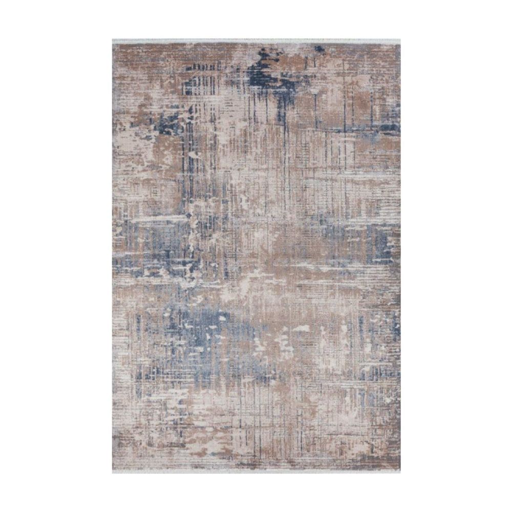 bahariye hali 8873 intense koleksiyonu gri mavi sacakli 80x150 cm salon hali fiyatlari